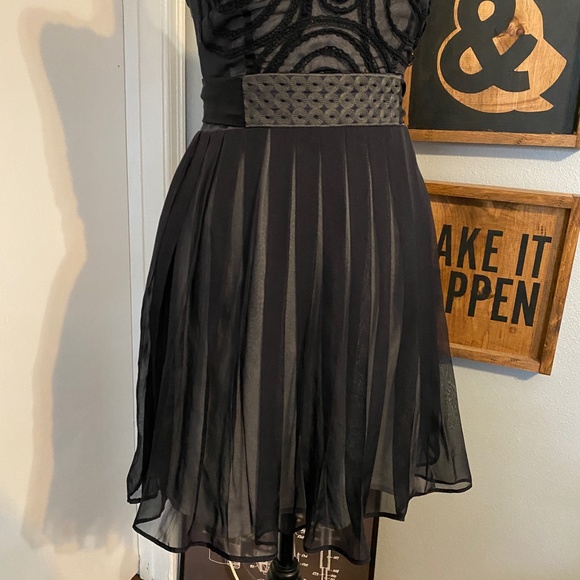 Ark & Co Black Cocktail Tie Back Dress - Picture 4 of 6